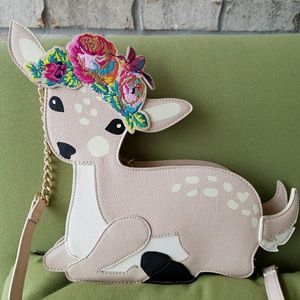 Betsey Johnson Fawning For You Deer Purse